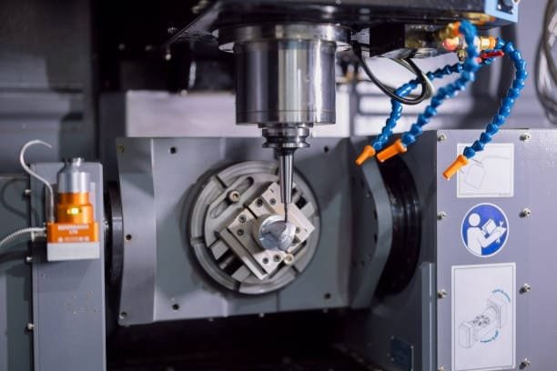 5 axis CNC machine with rotary table for multi-axis precision machining