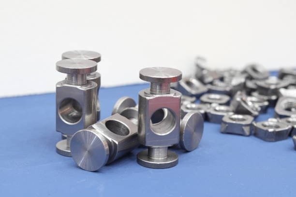 CNC machined metal parts showcasing machining tolerances and precision manufacturing.