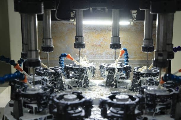 Precision machining of metal injection molded parts after sintering