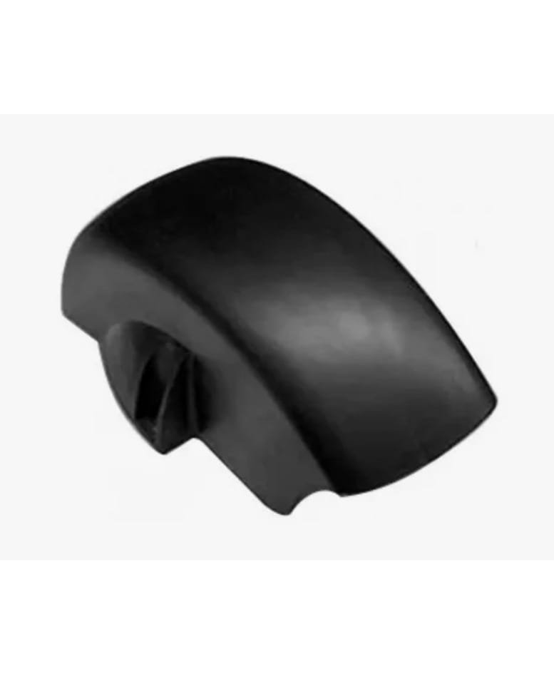 Black vacuum cast plastic prototype part with smooth surface finish
