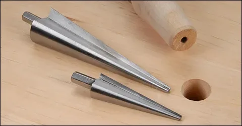 Metal tapered reamers used for enlarging and finishing drilled holes